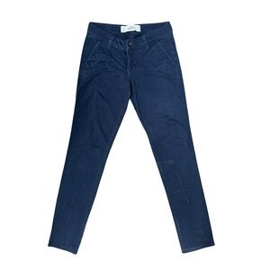 Hollister Navy Blue Slim Fit 00R Pants